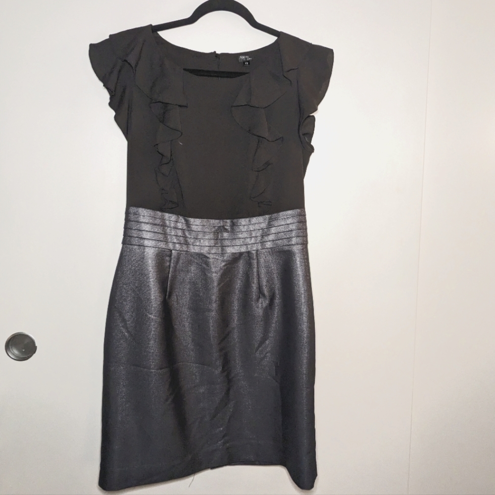 Tokito City Black Ruffle Dress